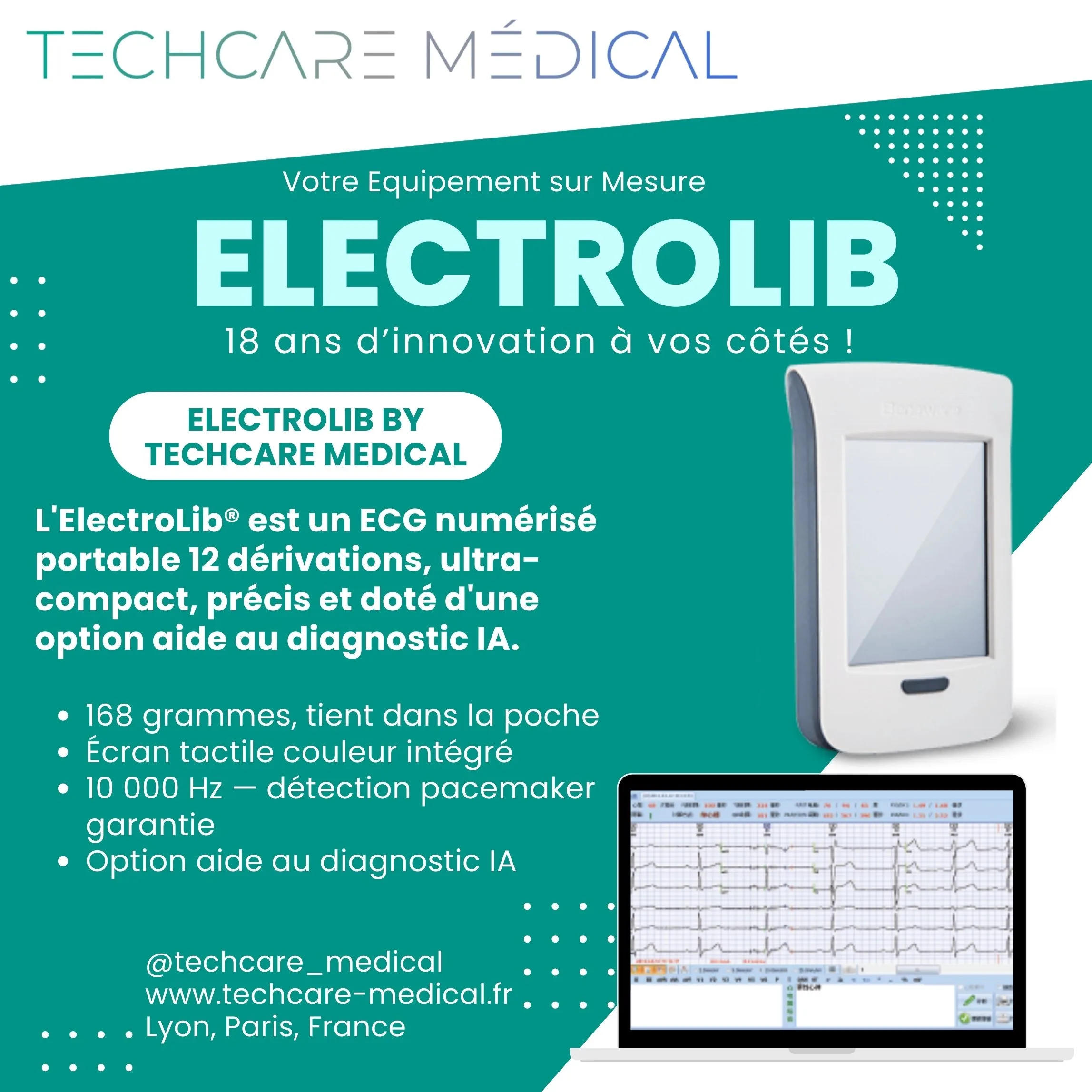 Équipement médical TechCare — Electrolib