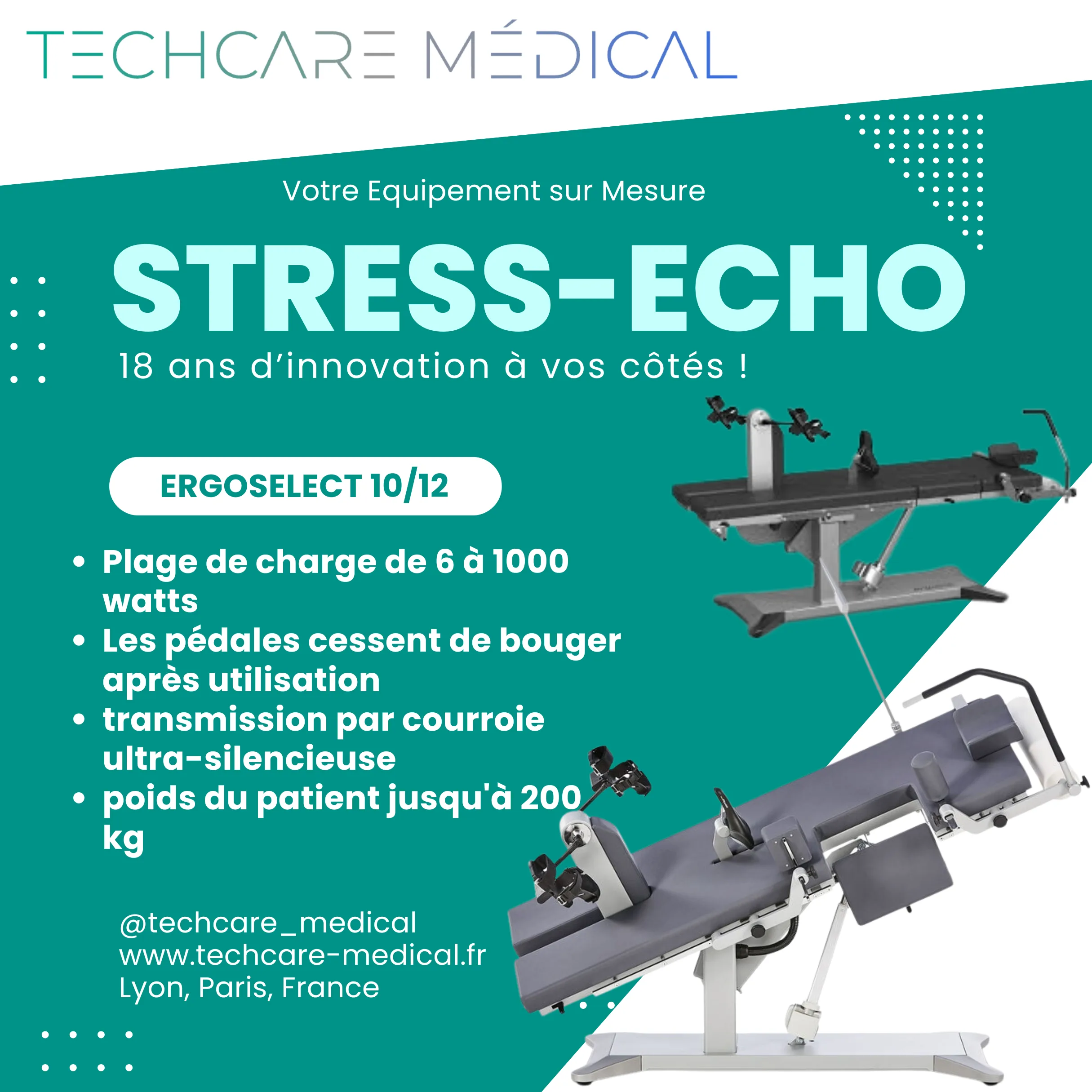 Pack stress echo Ergoselect 12 + Samsung CV7
