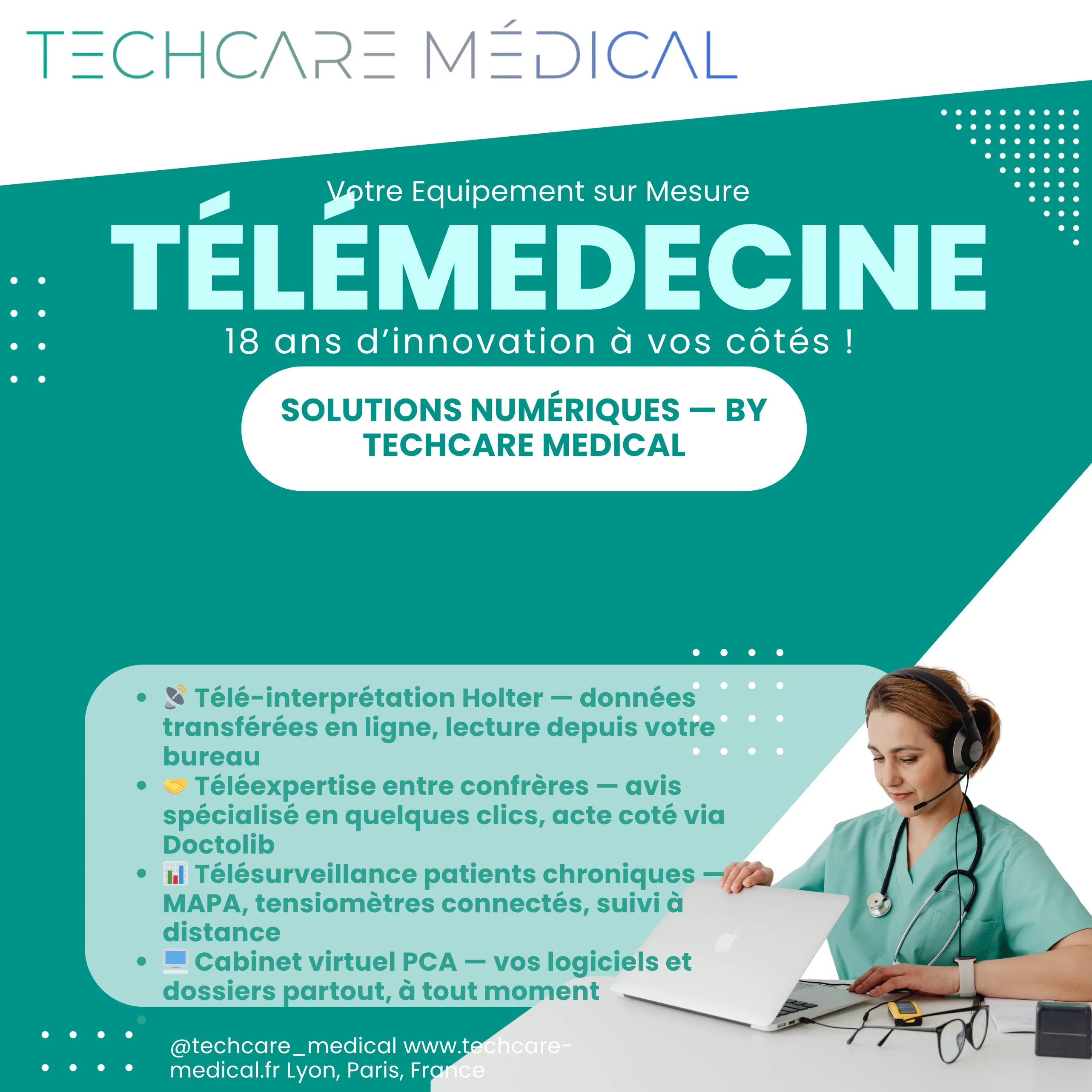 Équipement médical TechCare — Telemedecine